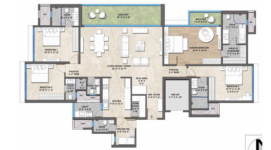 The-Hyphen-4.5-BHK-Floor-Plan